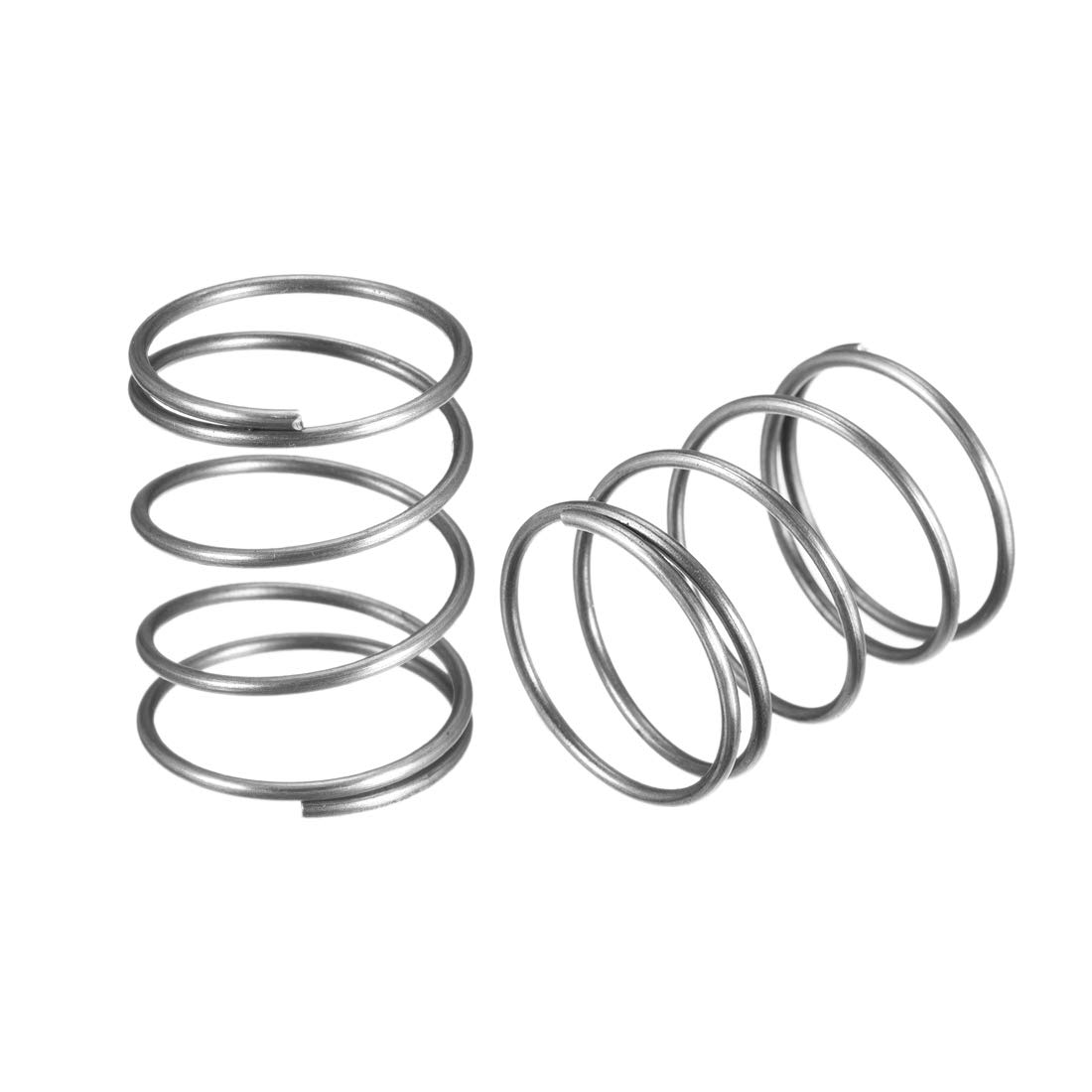 Springs,10pcs WD 1.2mm, OD 8mm/10mm/12mm/20mm, Free Long 25mm/40mm/50mm; Spring Steel Coil Extended Compression Spring 10pcs Metal Springs(1.2mm*20mm*25mm) von SDAZHX