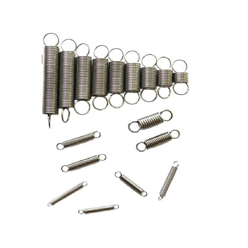 Springs,Metal Springs 10Pcs 304 Stainless Steel Expand Spring Dual Hook Mini Tension Spring Wire Dia 0.3mm 0.4mm 0.5mm OD 3mm 4mm Metal Springs(30mm (10Pcs)) von SDAZHX