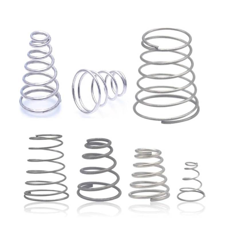 Springs,Metal Springs 10pcs/lot Conical Spring Tower Spring 0.3-0.8mm WD Mini Pressure Contact Return Spring Metal Springs(10pcs 0.3 * 24 * 5mm) von SDAZHX