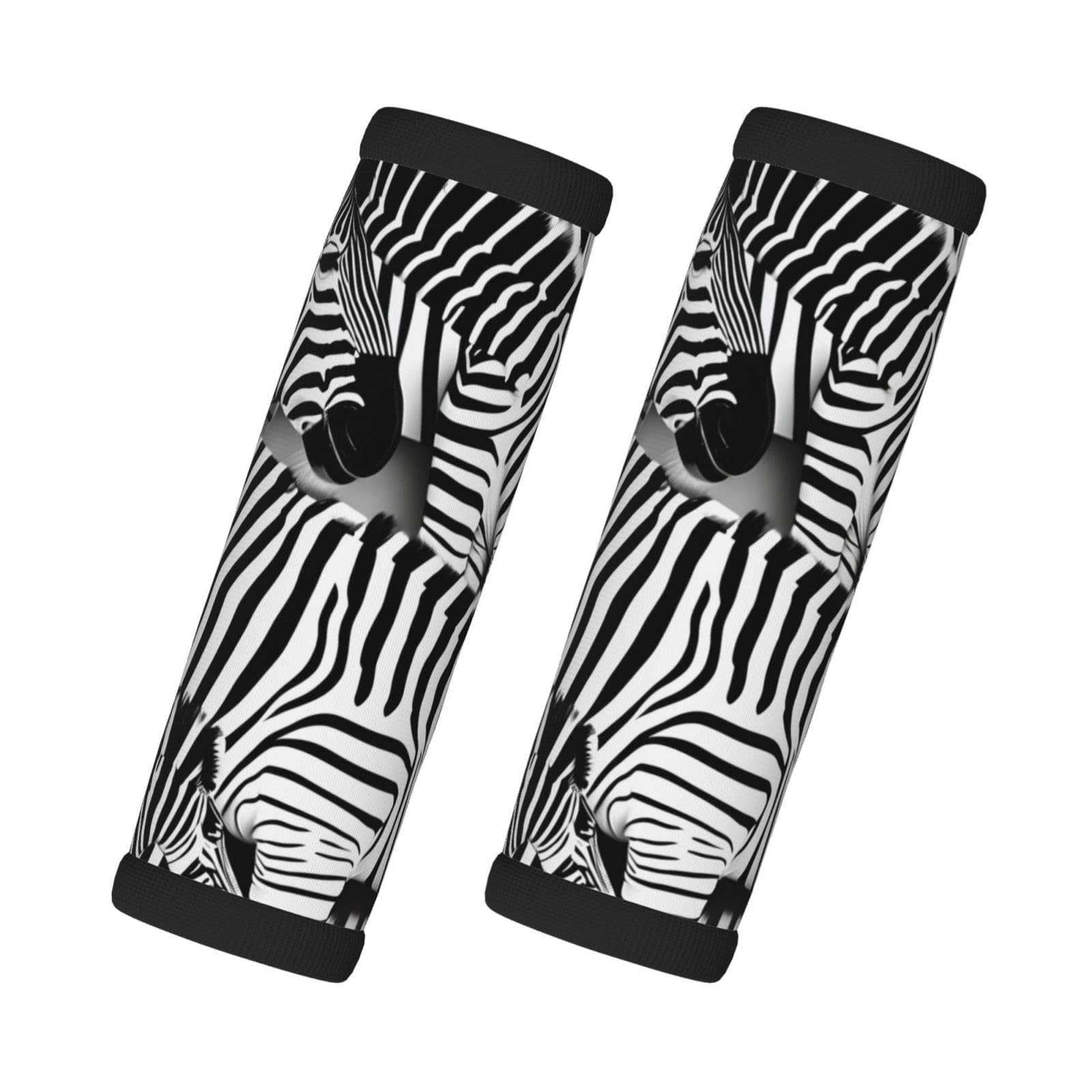 Zebra Koffergriffbandage, weiche Gepäckgriffabdeckungen, abnehmbar, wiederverwendbar, Reisetasche, Griff von SDEGTHO