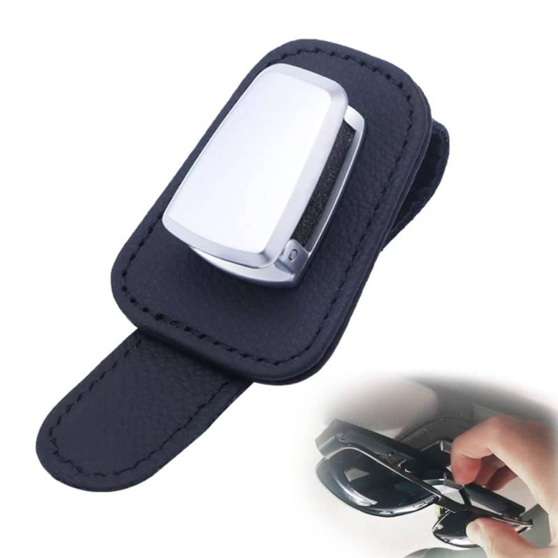 Weyying Auto Brillen Sonnenblende, Visier Sonnenbrille Halter Clip, Brillenhalter für Auto Sonnenblende Clip, für Die Meisten Fahrzeuge, Autos, Lastwagen, Lieferwagen, Minivans (Schwarz) von Weyying