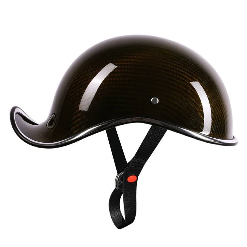 SDFGDFD Motorrad Retro Halbhelm Mode Baseball Cap Motorradhelm DOT/ECE-Zugelassen, Jethelm Roller-Helm Scooter-Helm Moped Mofa-Helm,Hat Den Verkehrssicherheitstest Bestanden von SDFGDFD