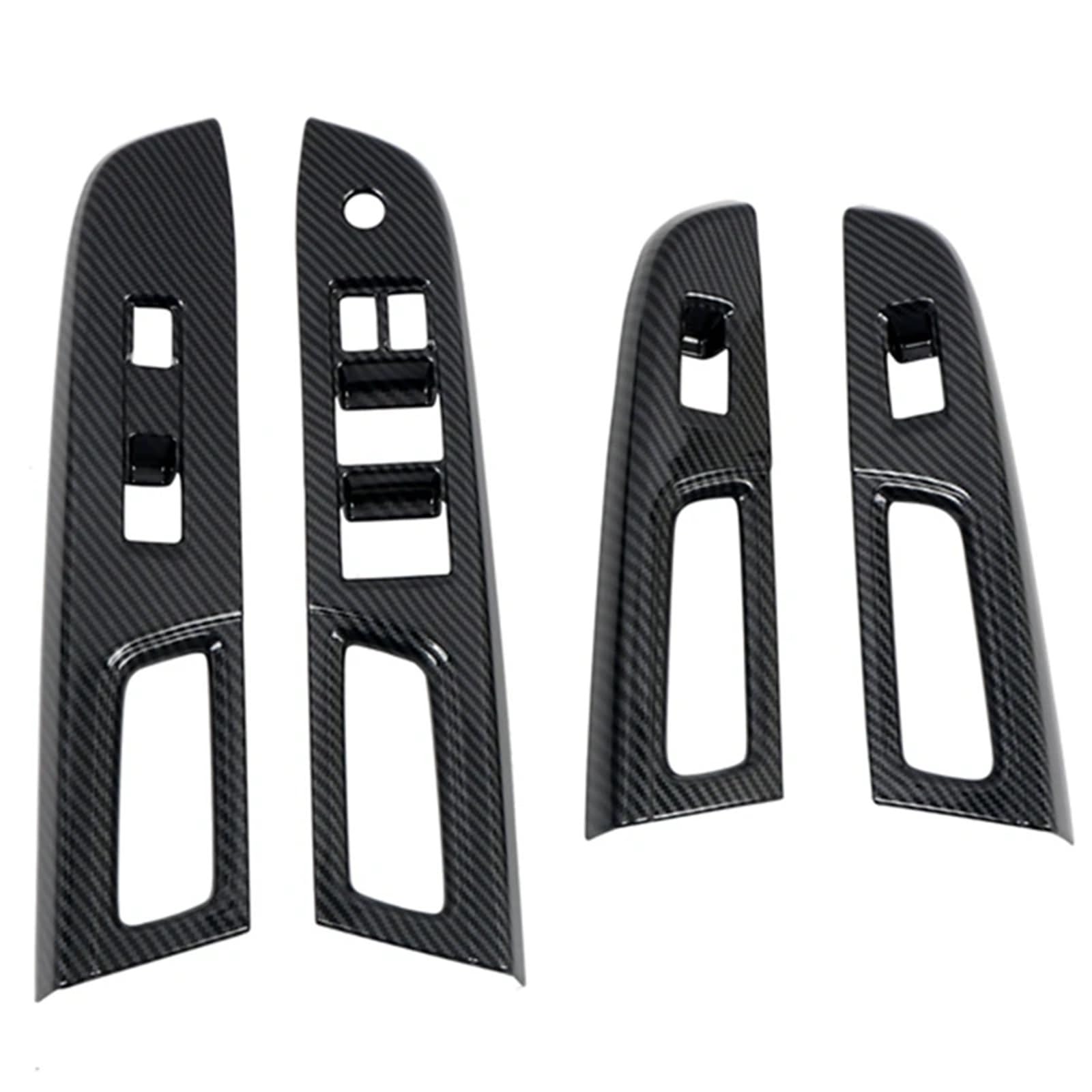 SDJKWE [Replacement] Fenster Glas Lift-Taste Trim Schalter Abdeckung Fenster Schalter Abdeckung Tür Armlehne Panel for Subaru for WRX/Für WRX for STI 2015-2020 LHD von SDJKWE