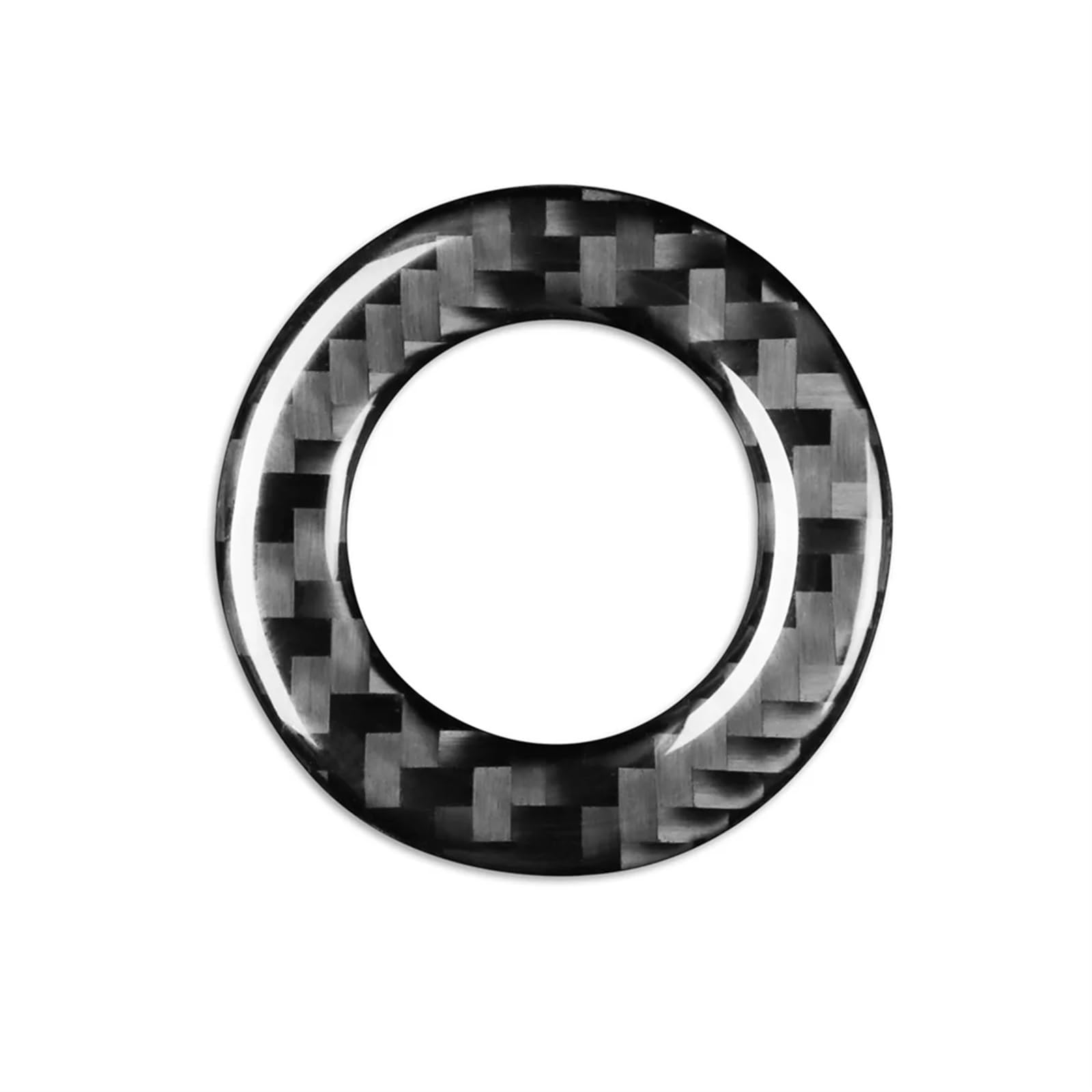 SDJKWE [Replacement] for Nissan for X-Trail for Rogue T32 2013-2021 Carbon Faser Auto Keyhole Ring Start-Taste Schalter Trim Innen Zubehör von SDJKWE