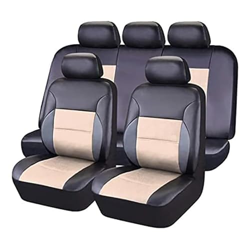 SDRTGY Atmungsaktiver Schweißfester Sitzschutz, für Toyota Land Cruiser Prado (J150) 5-Door 5-seat 2013-2017 modischer Sitzschutzbezug mit Persönlichkei,A von SDRTGY