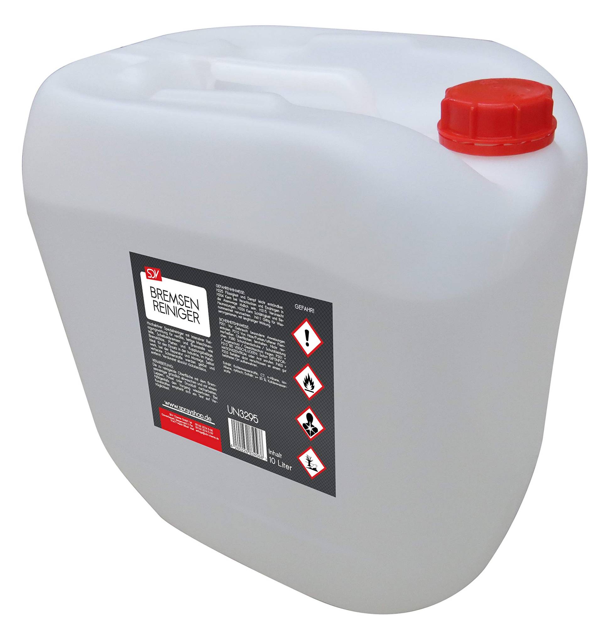 SDV Chemie Bremsenreiniger 2X 10L Schnellentfetter Teilereiniger Montagereiniger 20 Liter von SDV Chemie