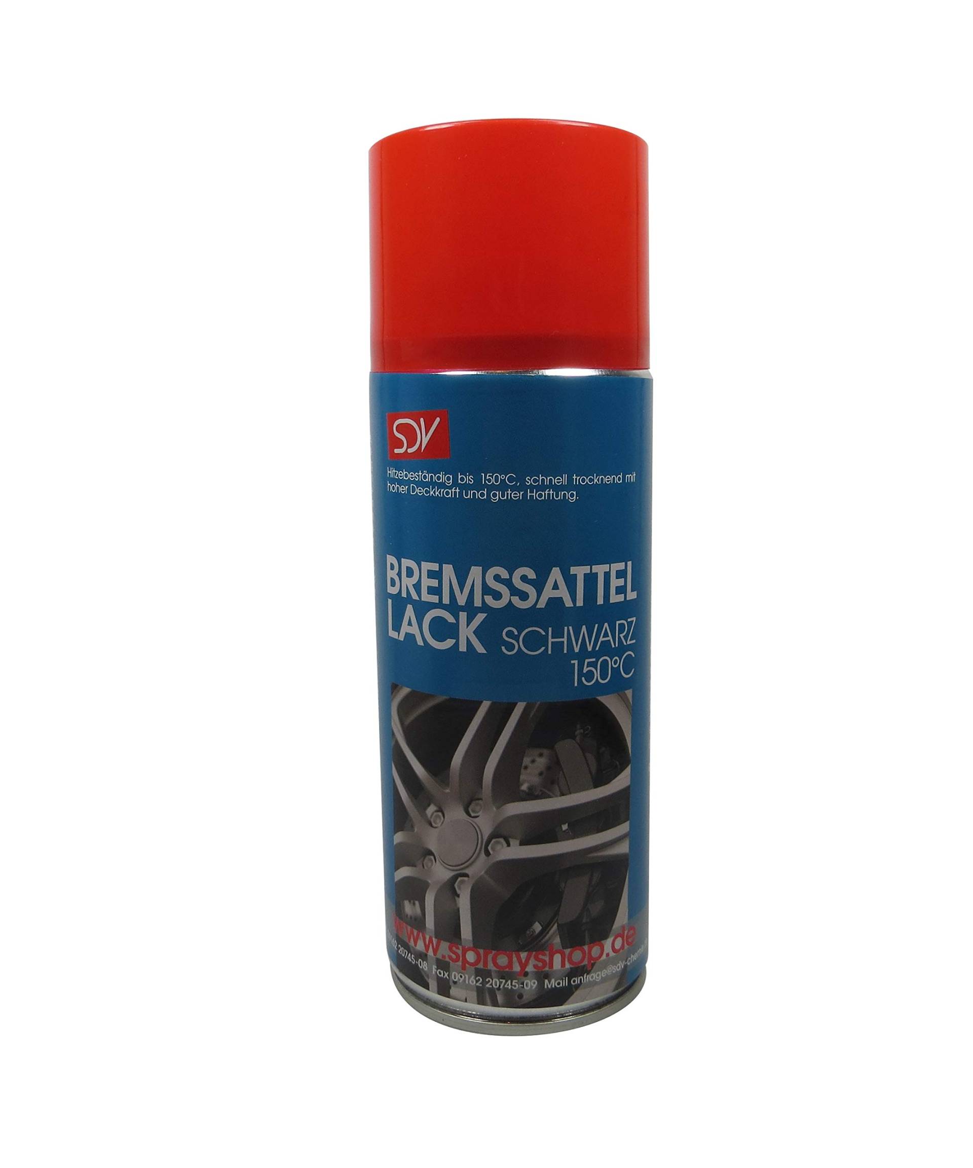 SDV Chemie Bremssattellack schwarz 1x 400ml hitzefest bis 150°C Bremssattelfarbe Tuning Styling von SDV Chemie