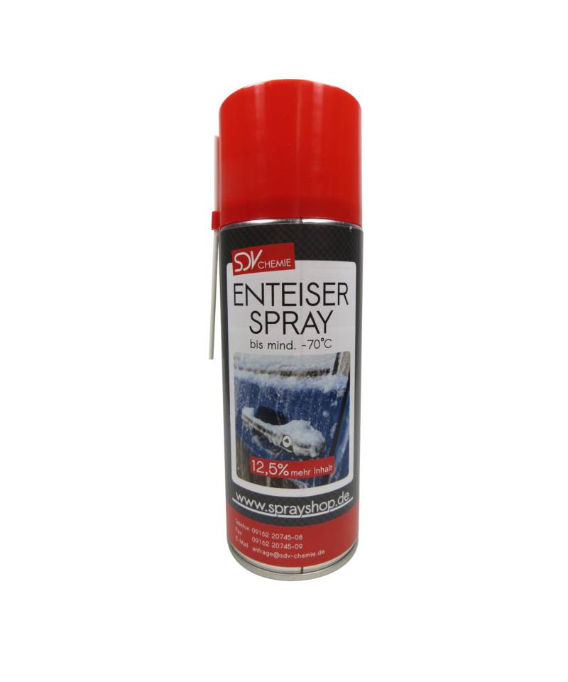 SDV Chemie Enteiserspray 1x 450ml Scheibenenteiser Eisfrei Entfroster Scheiben Enteiser von SDV Chemie