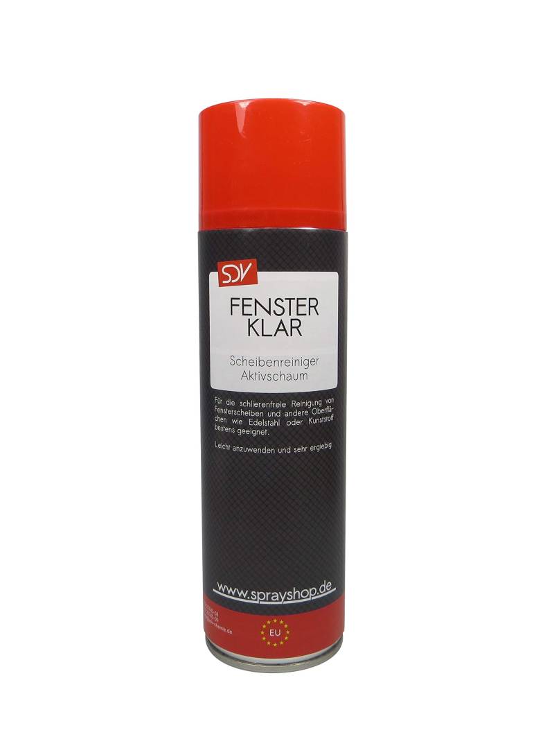 SDV Chemie Fenster Klar Scheibenreiniger Spray 1x 500ml Scheibenschaum Glasreiniger Glass Cleaner von SDV Chemie