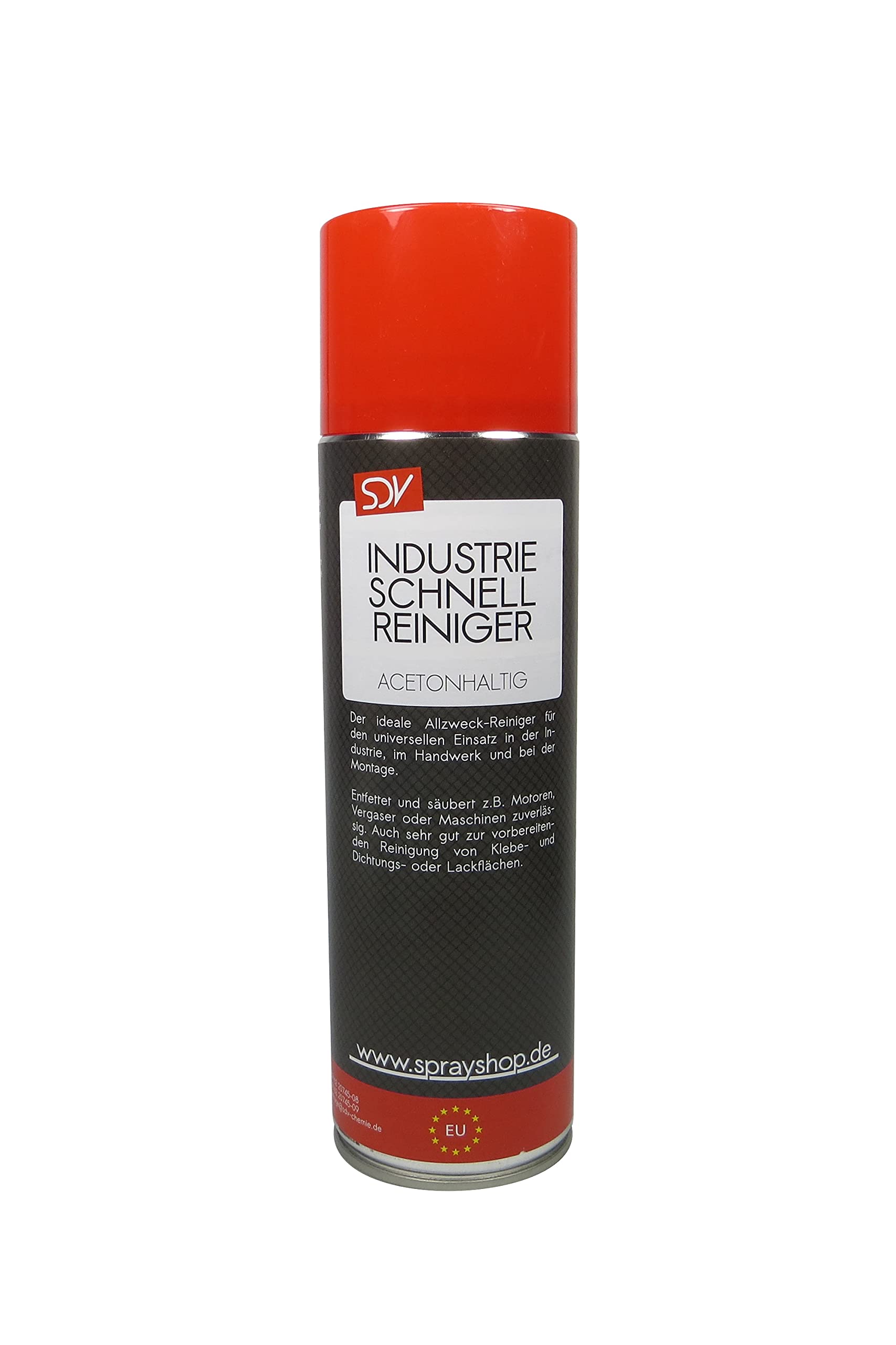 SDV Chemie Industriereiniger Spray 1x 500ml Industrie Clean Reiniger Etiketten Entferner Allzweckreiniger Universalreiniger von SDV Chemie