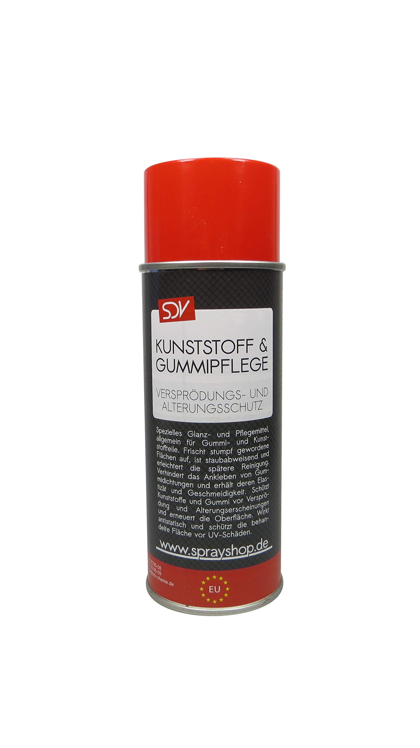 SDV Chemie Kunststoffpflege u. Gummipflege 12x 400ml Auffrischer Vinylpflege Reifenpflege Gummispray von SDV Chemie