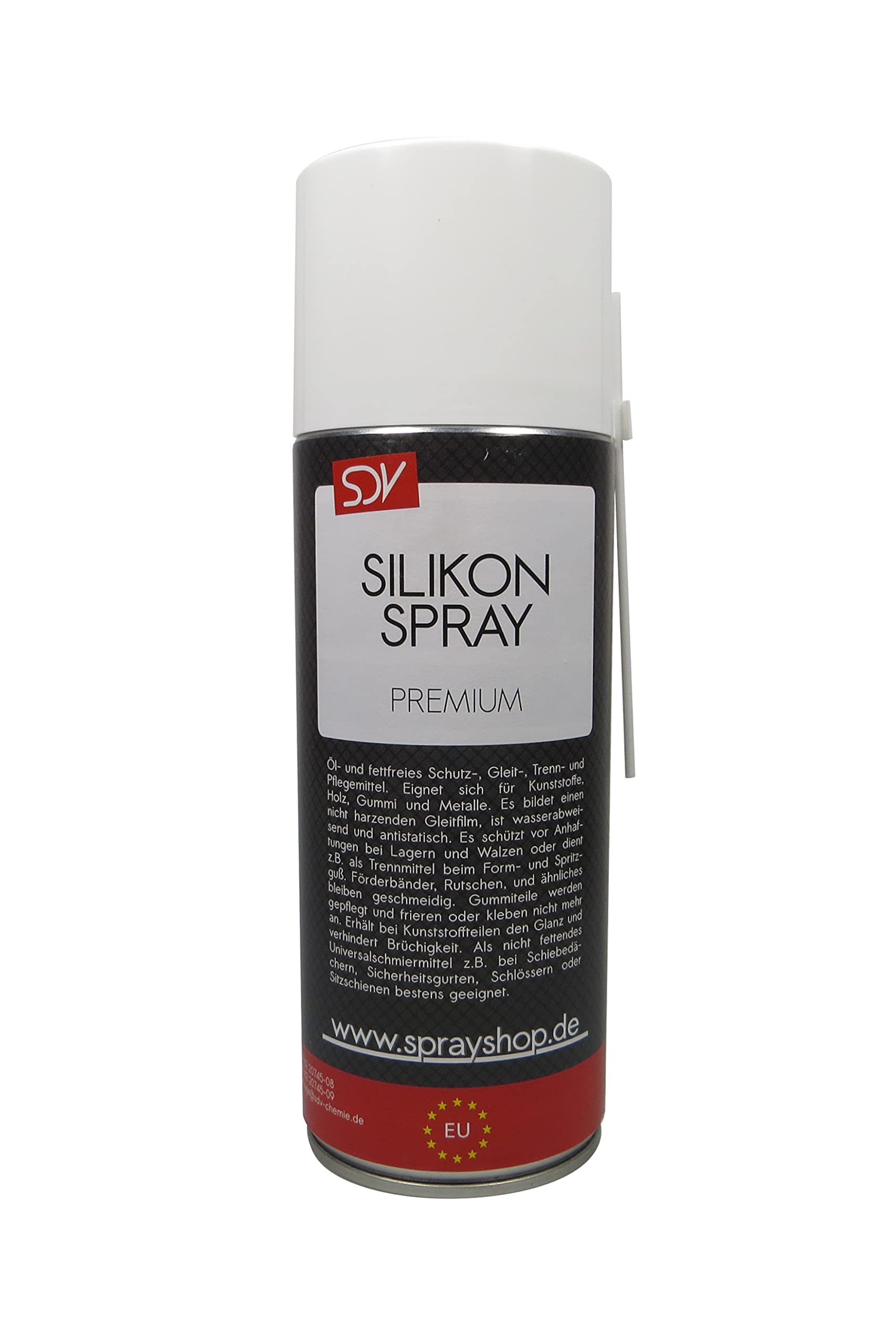 SDV Chemie Silikonspray Premium Spray 1x 400ml Siliconspray Kunststoff- und Gummipflege Trennmittel Gleitmittel von SDV Chemie