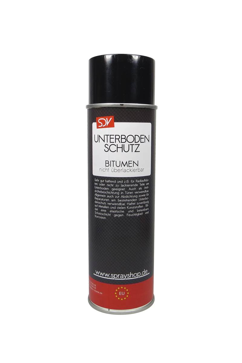 SDV Chemie Unterbodenschutz Bitumen Spray schwarz 1x 500ml UBS KFZ Auto von SDV Chemie