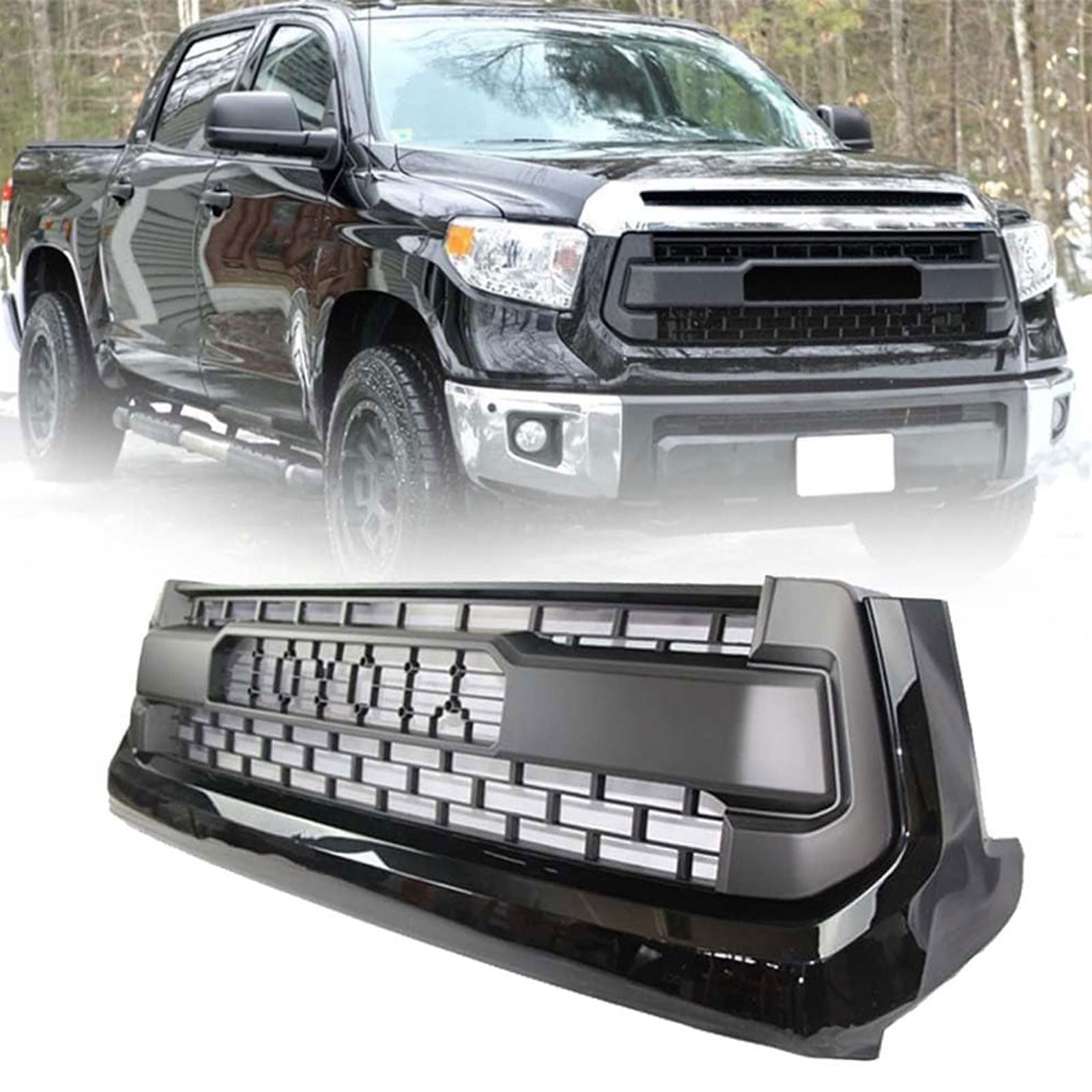 Kühlergrill für Toyota Tundra TRD 2014 2015 2016 2017 2018 2019, Auto Front Stoßstange Grille Ersatz Dauerhaft Außen modifikationen Auto Zubehör von SDXXDEGF