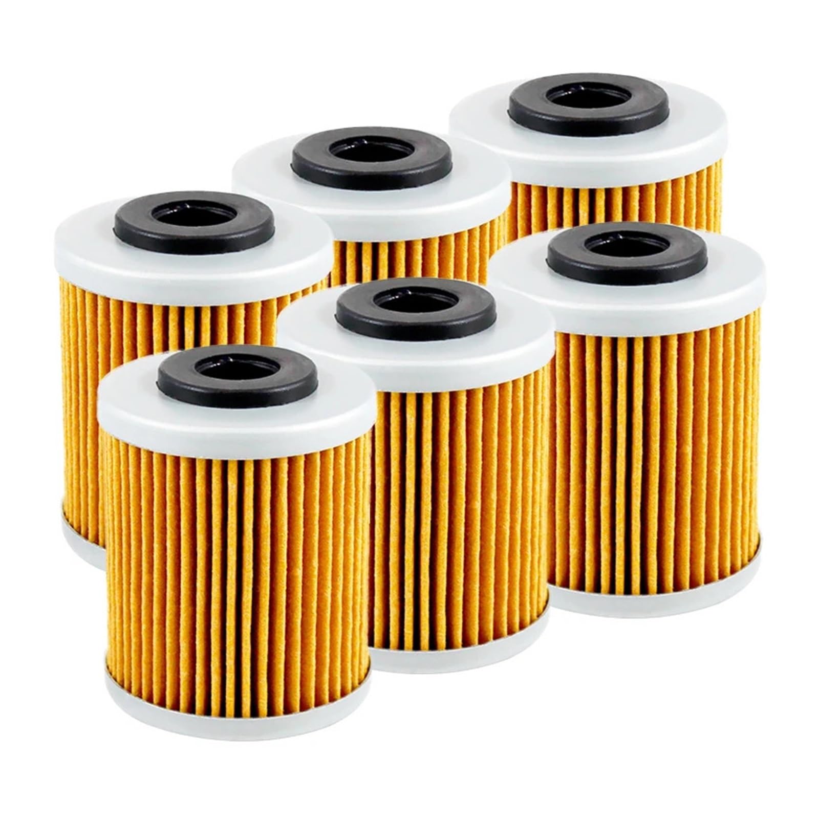 2/4/6 Stück Motorrad-Ölfilter for SXS SMR 540 560 SC SMS SMC SXC Supermoto 625 650 Rally 660 Duke 690 Enduro R 2001–2011(6pcs-yellow) von SDYBZSTU