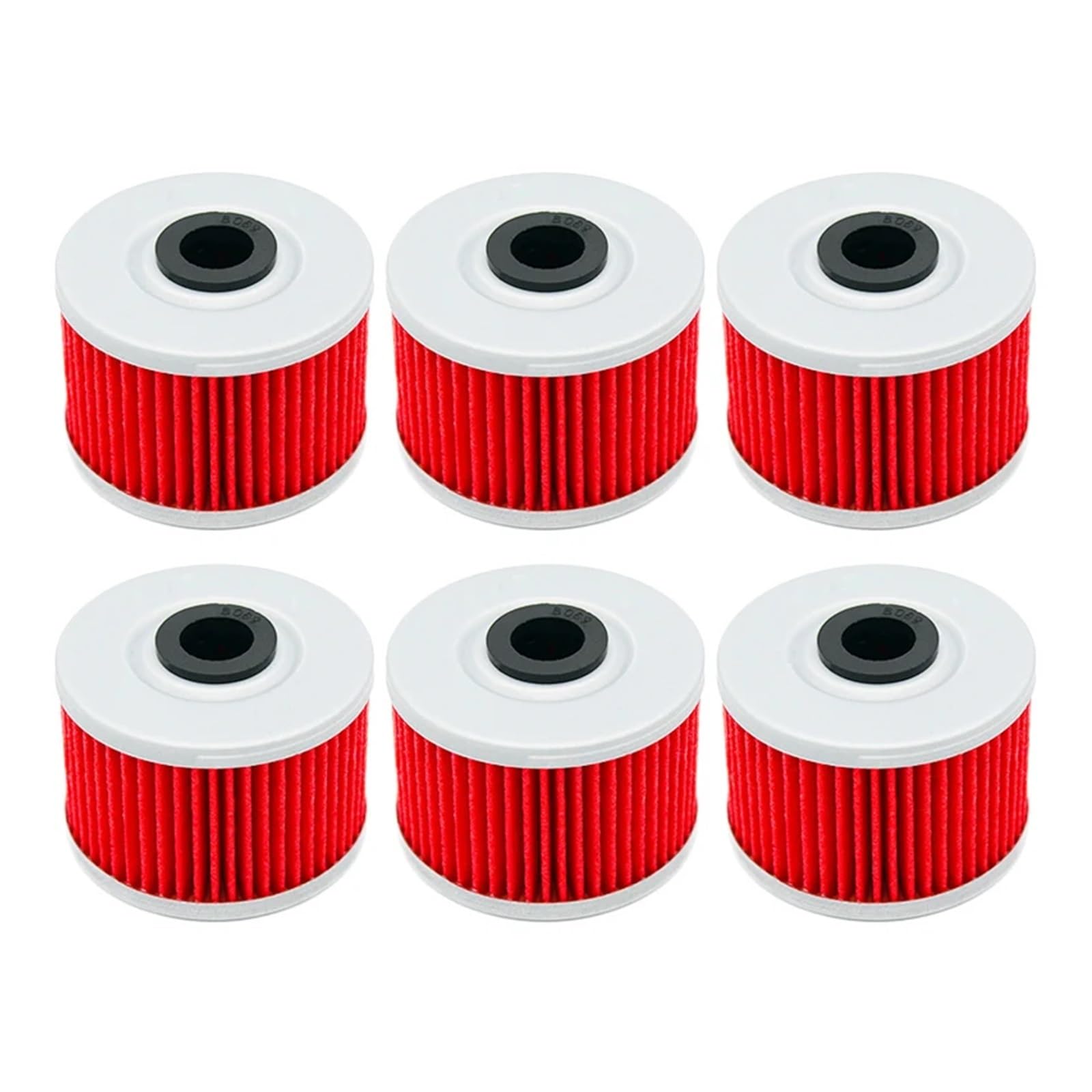 2/4/6 stücke Ölfilter for EC400 EC450 FSE 400 450 2002-2007 WILDEN HP 450 04-05 EC 510 SM 510 2009 Pampera 450 07-08(Red-6 pcs) von SDYBZSTU