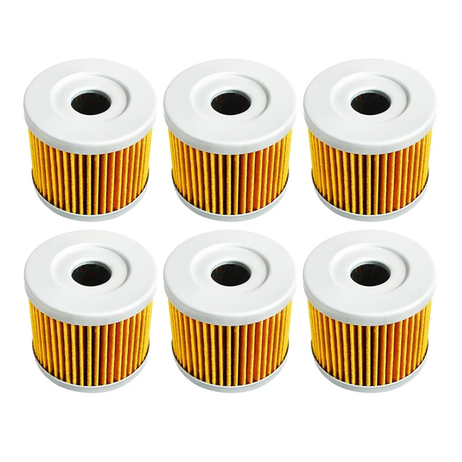 Motorrad Ölfilter for 125 GA125 RT125 GF125 RX125 XRX125 GT125 Comet GT125R GT250 GT250R GV125 Aquila GV250(6pcs-yellow) von SDYBZSTU