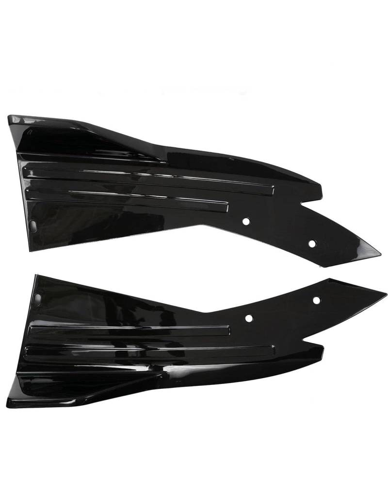 Auto KotflüGel Hinten 2PCS Universal Auto Hinten Bumper Spoiler Lip Flügel Trim Anti-Crash Diffusor Seite Rock Wrap Winkel Canards Splitter schwarz SchmutzfäNger Auto von SDZPLM