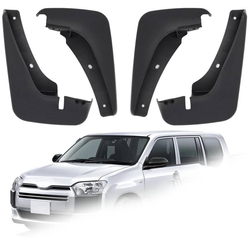 Auto KotflüGel Hinten 4Pcs Für Toyota Für probox 2002 Schmutzfänger Schutz Kotflügel Splash Gitarren Wachen Schlamm Klappen Auto Zubehör Auto SchmutzfäNger Auto von SDZPLM