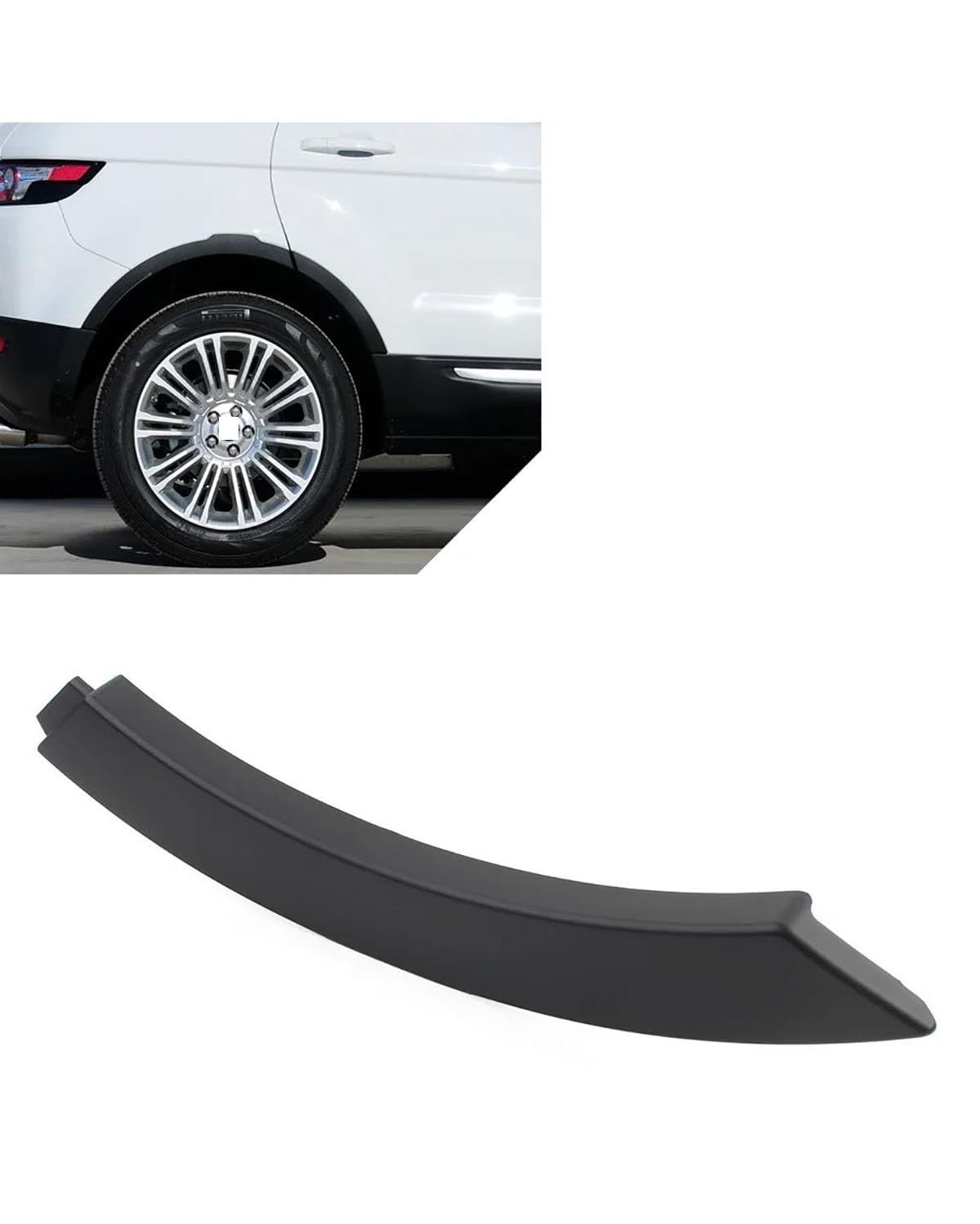 Auto KotflüGel Hinten Für Land Für Rover Für Range Für Rover Für Evoque 2012-2019 1Pcs Links/Rechts Auto hinten Rad Vorne Arch Tür Molding Trim LR027252 SchmutzfäNger Auto(1Pcs Right) von SDZPLM