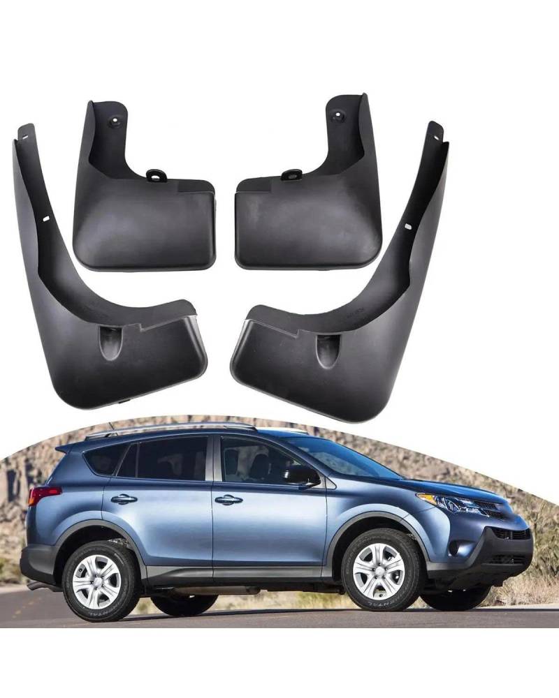 Auto KotflüGel Hinten Für Toyota Für RAV4 XA40 2013 2014 2015 Auto Schmutzfänger Schmutzfänger Spritzschutz Kotflügel Kotflügel Zubehör Set Vorne Hinten SchmutzfäNger Auto von SDZPLM