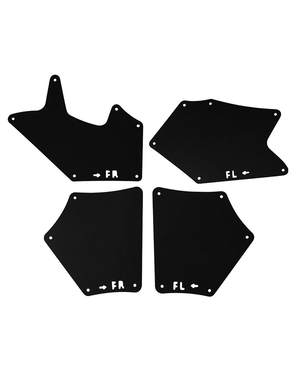 Auto KotflüGel Hinten Für Toyota Für Tundra 2008-2021 Front Skins Motorraum Liner Auto Spritzschutz Spritzschutz Kotflügel Schmutzfänger Kotflügel SchmutzfäNger Auto von SDZPLM