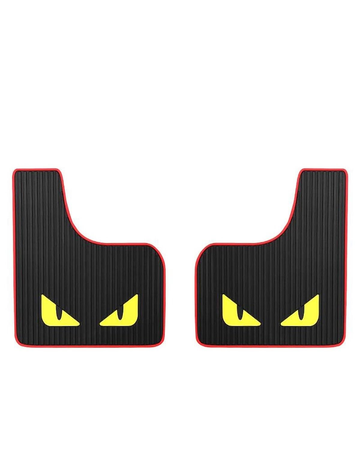 Auto KotflüGel Hinten Universal Auto Kotflügel Vorne Hinterräder Schlamm Klappen PP Splash Mudguard Guards Für Auto SUV Off-Road Truck Auto zubehör SchmutzfäNger Auto(2pcs Eyes) von SDZPLM