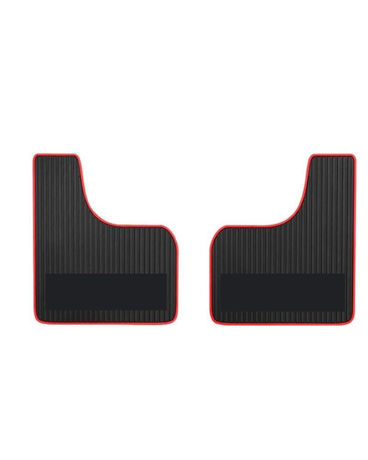 Auto KotflüGel Hinten Universal Auto Kotflügel Vorne Hinterräder Schlamm Klappen PP Splash Mudguard Guards Für Auto SUV Off-Road Truck Auto zubehör SchmutzfäNger Auto(2pcs Red) von SDZPLM