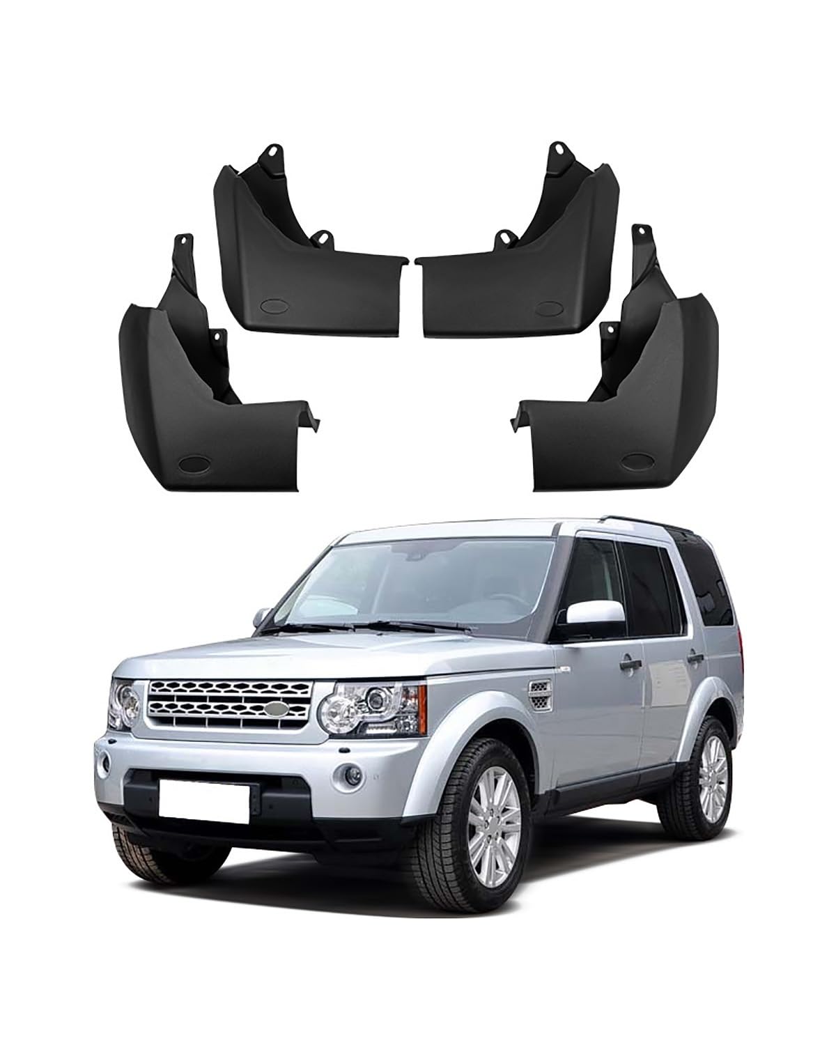 Auto Mudguard Für Land Für Rover Für Discovery 4 2009–2016 Auto Schmutzfänger Ersatz Vorne Hinten 4 Stück Auto Kotflügel Vollschutz Set Spritzschutz Auto Fender von SDZPLM