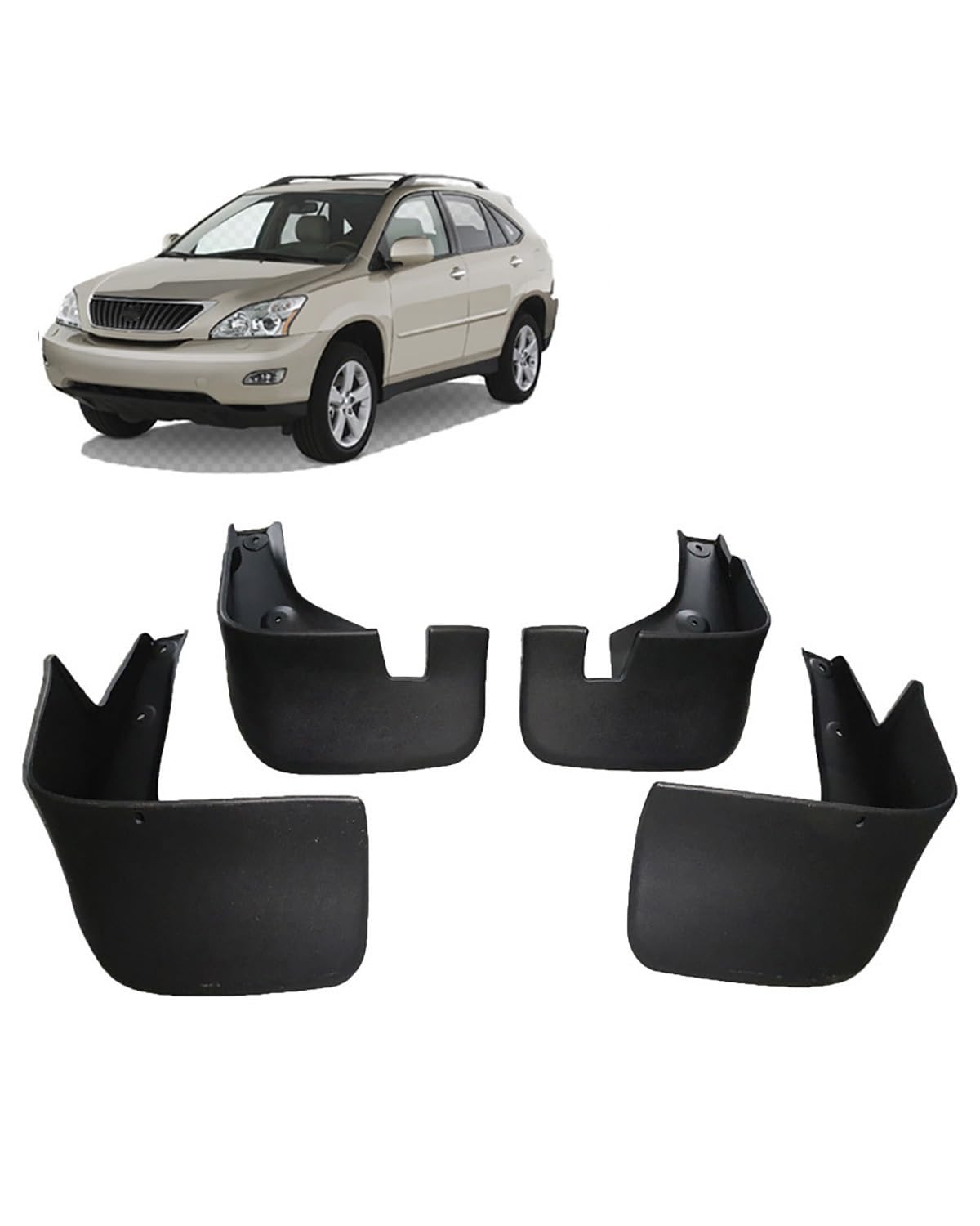 Auto Zubehör Für Lexus RX300 Für RX330 2003-2008 Autokotflügel Auto Schmutzfänger Spritzschutz Kit Kein Bohren nötig von SDZPLM