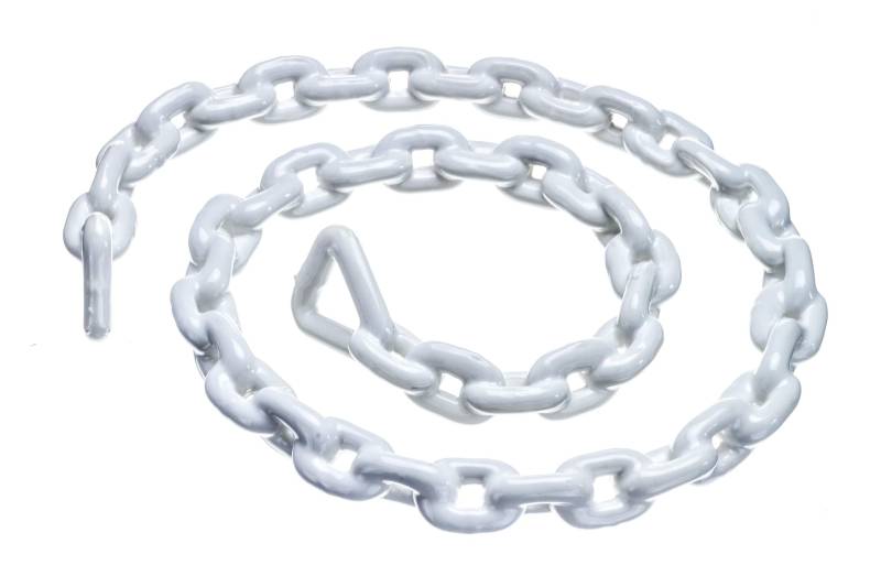 Seachoice 44401 PVC-beschichteter Anchor Lead Chain – Weiß – 3/16 x 48 Zoll – für Boats bis 27 Fuß von SEACHOICE