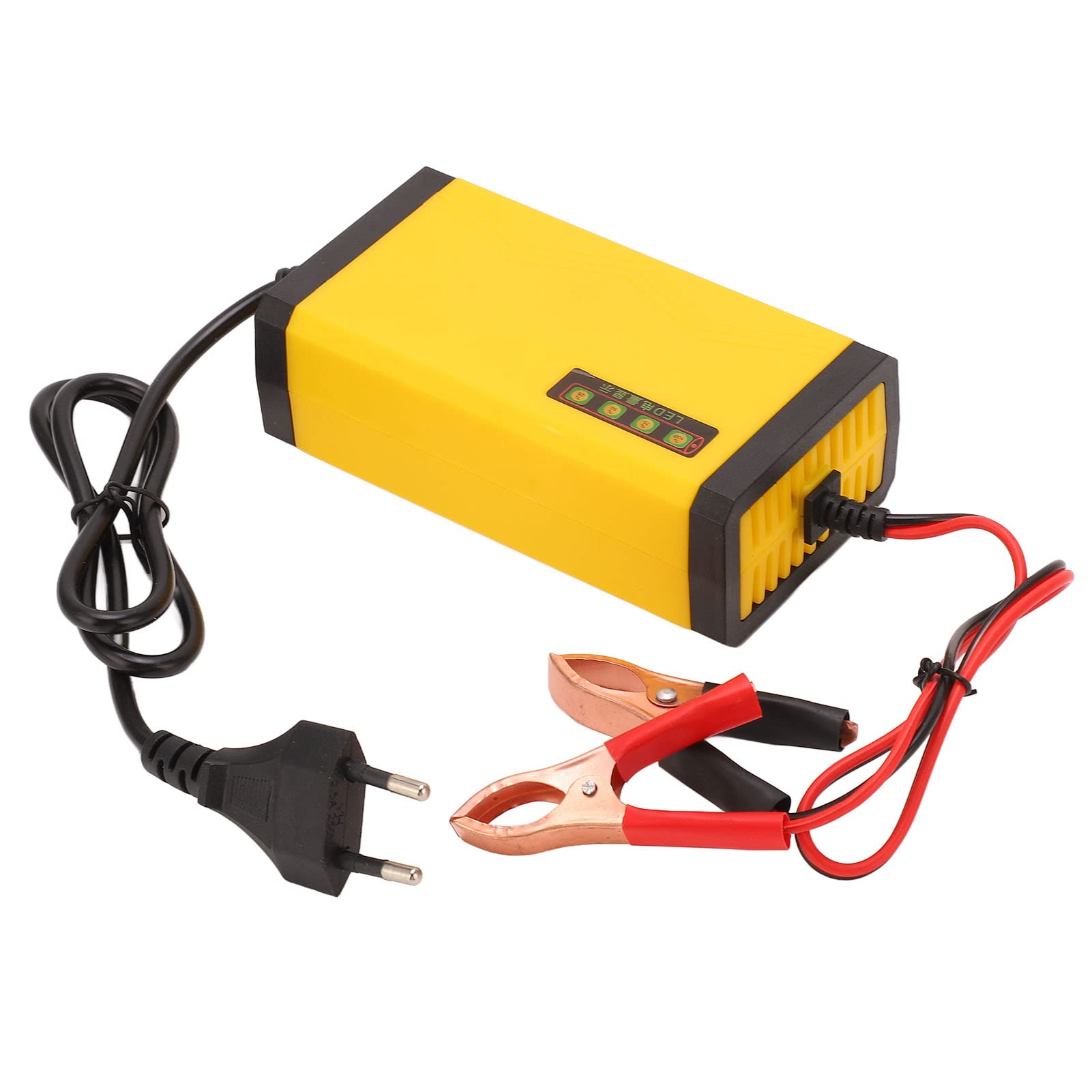 Autobatterie-Wartungsgerät, 12 V, Intelligentes Autobatterie-Ladegerät, LCD-Display, Tragbares Multifunktionales Ladegerät, Schaltungsschutz, EU-Stecker, 220 V von SEAFRONT