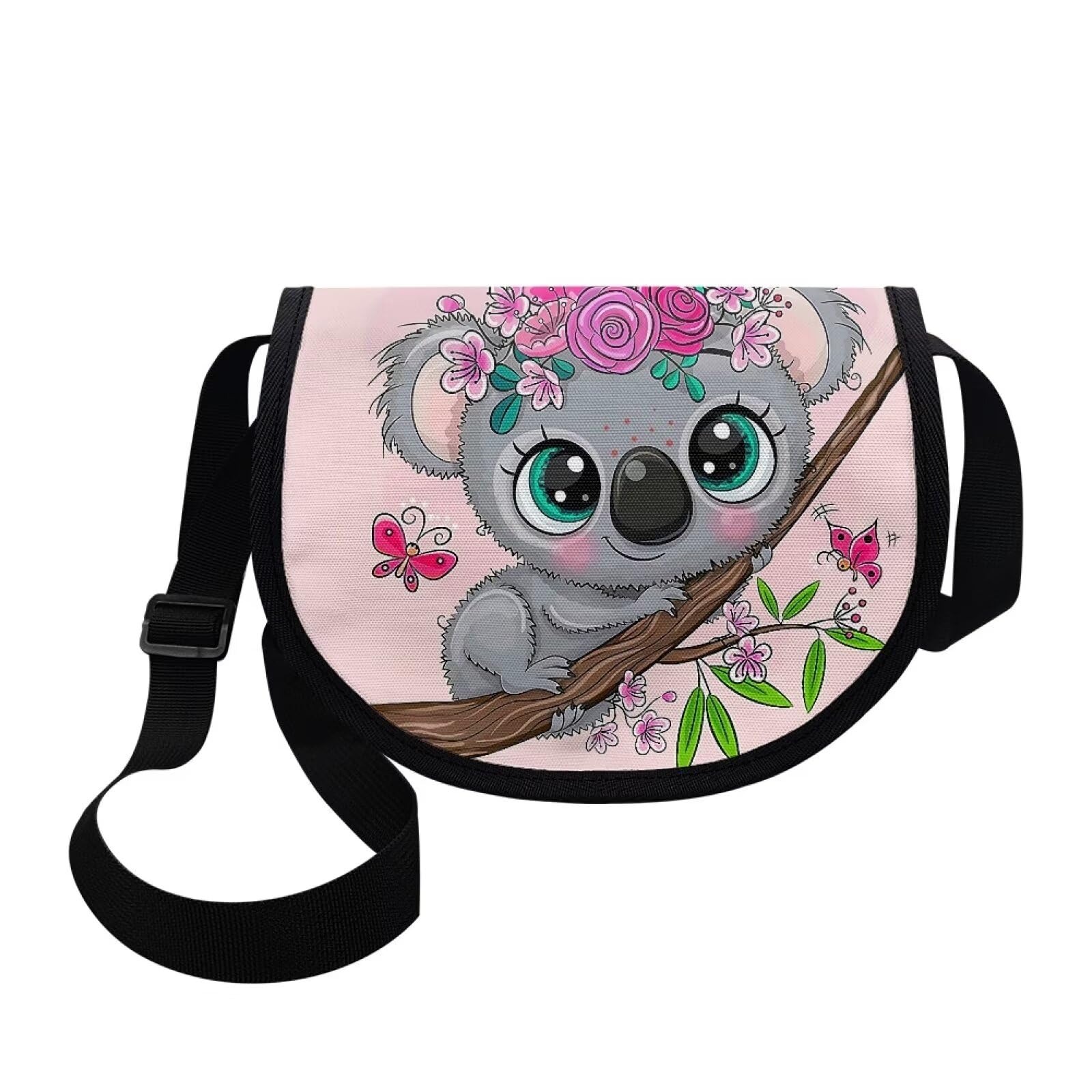 SEANATIVE Kleine Kinder-Umhängetasche, Reisetasche, tragbare Umhängetasche, Handtasche für Mädchen und Jungen, Animal Koala, Einheitsgröße von SEANATIVE