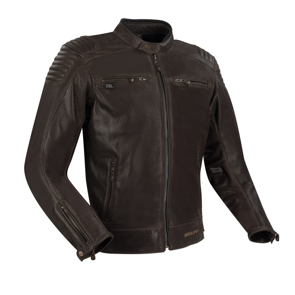 SEGURA, Herren Motorradjacke Express brown, 4XL von SEGURA