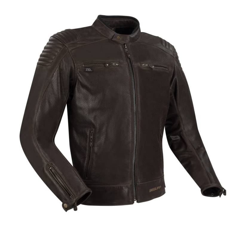 SEGURA, Herren Motorradjacke Express brown, S von SEGURA