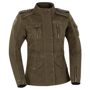 Segura Lady Jewel Crystal Damen Textiljacke Khaki Braun von Segura