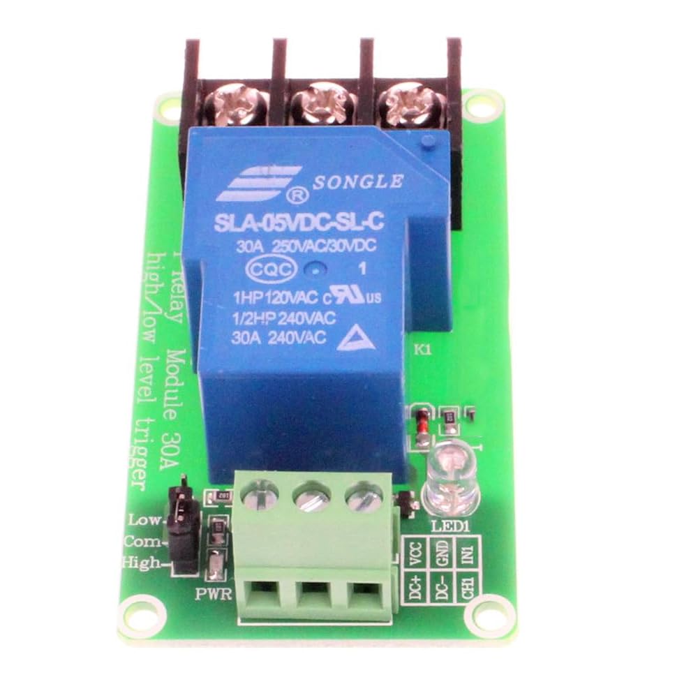 12V Relaismodul, 1-Kanal Relais Module Erweiterungsplatine mit Optokoppler, Relay Module von SEIWEI