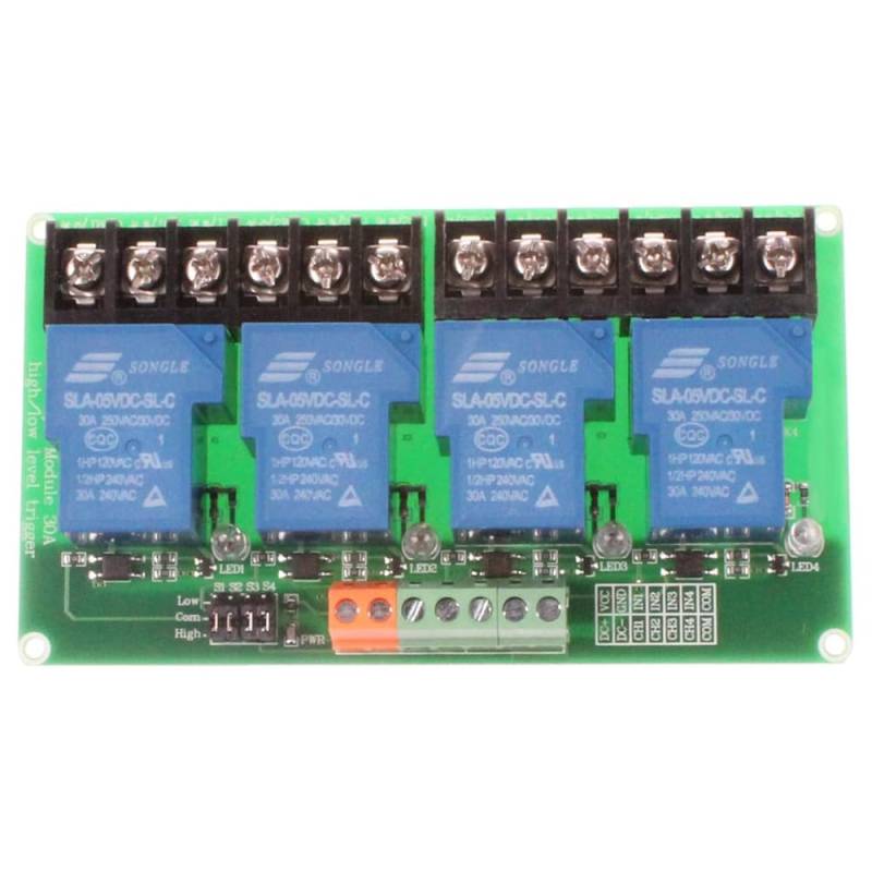 12V Relaismodul, 4-Kanal Relais Module Erweiterungsplatine mit Optokoppler, Relay Module von SEIWEI