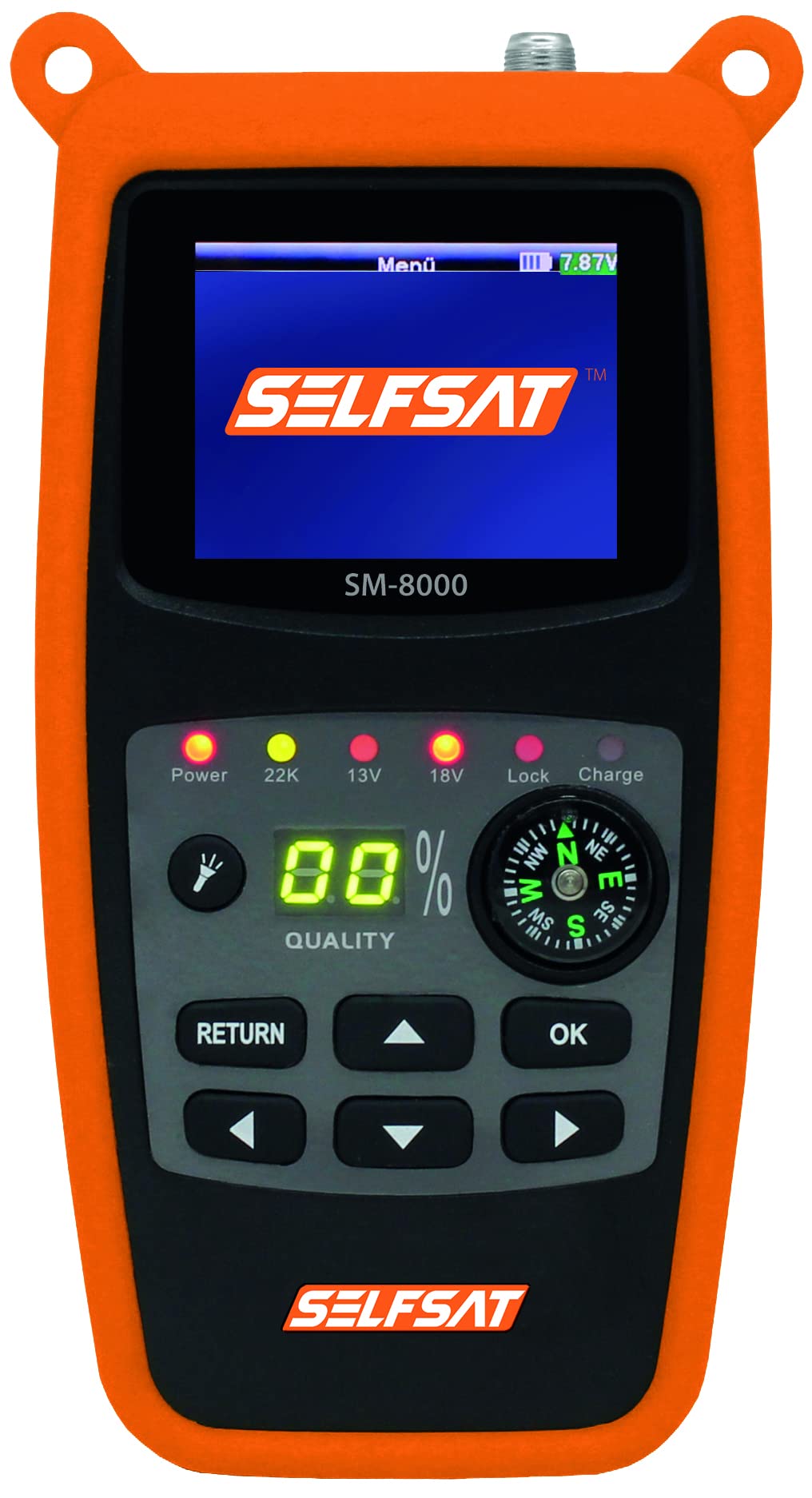 Selfsat SM 8000 Camping Satfinder HD DVB-S + DVB-S2 8PSK SAT Messgerät EU von SELFSAT