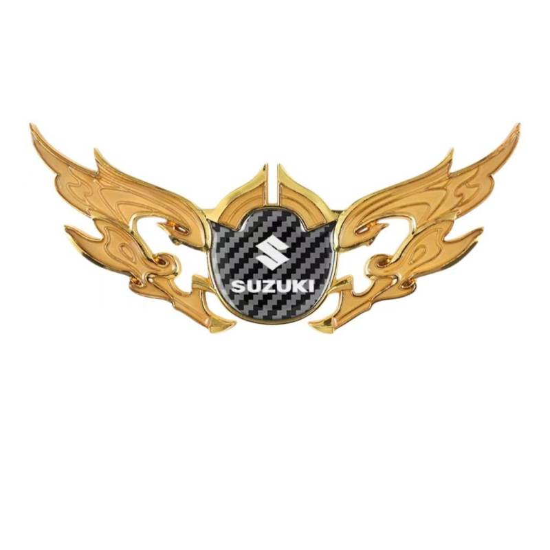 Auto Emblem für Suzuki SX4 S-Cross 2021 2022 2023, Emblem Logo Buchstaben Emblem Zeichen Heckklappe Emblem Metal Schriftzug Emblem Aufkleber Vorne Hinten Karosserie Tuning Zubehör von SELUVI