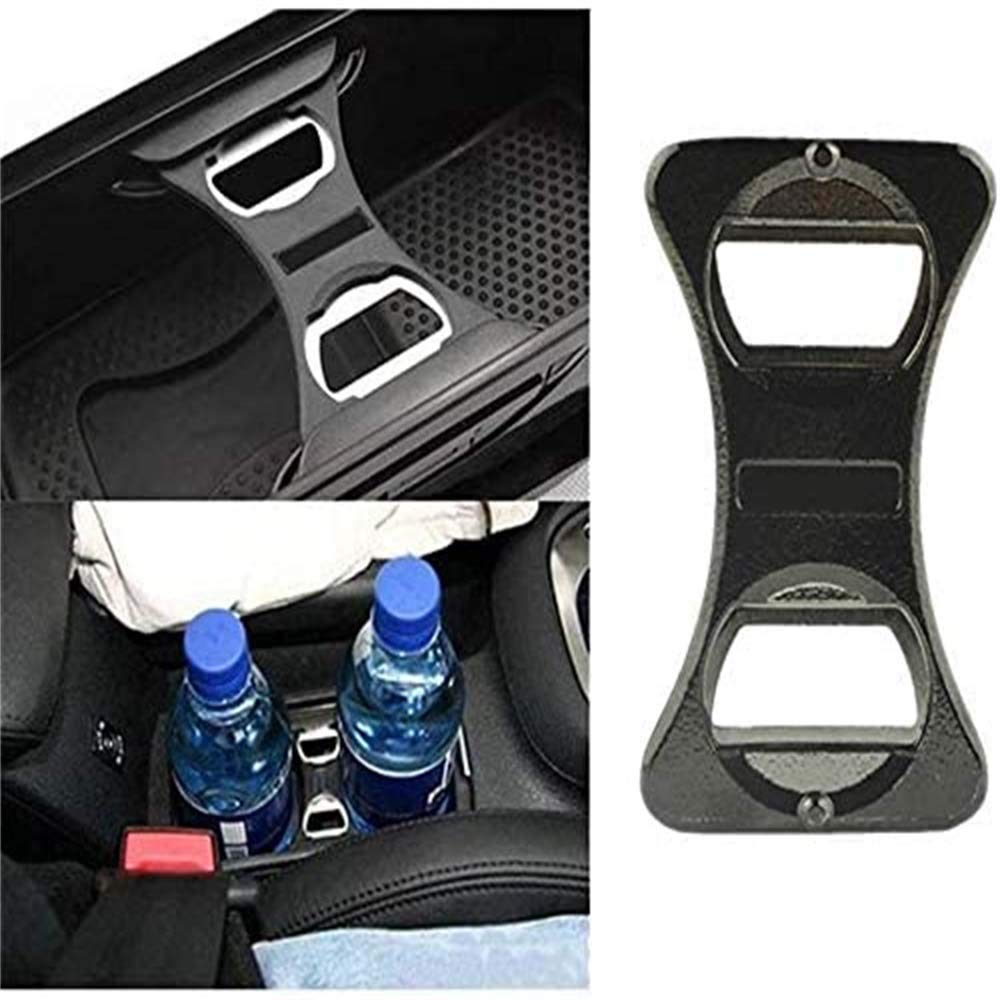 Car Bottle Opener, Lightweight Portable ABS Stainless Steel Cup Holder Divider,For Volkswagen Golf Jetta Scirocco MK5 MK6 GTi R32 von SENRN