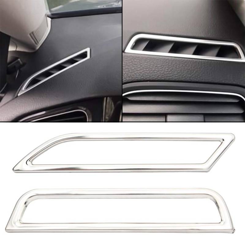 SENZEAL 2x Lufteinlässe Aufklebers Front Air Vent Abdeckung für V W Golf 7 von SENZEAL