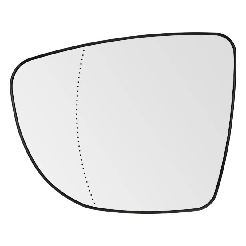 SENZEAL Spiegelglas Links Fahrerseite Beheizbar mit Trägerplatte für Renault Clio 4 Captur Zoe 2013-2020 963669996R 60B1545E Außenspiegel Glas Ersatz (Links) von SENZEAL