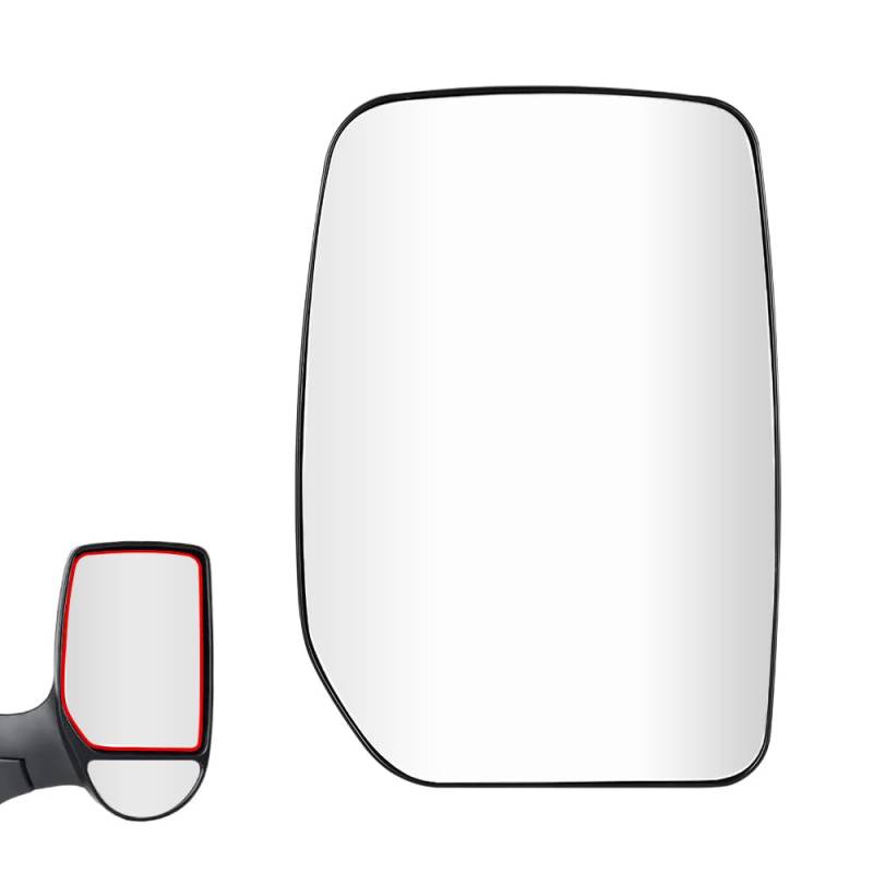 SENZEAL Spiegelglas Rechts Beifahrerseite Beheizbar mit Trägerplatte für Ford Transit MK6 MK7 2000-2013 4059964 YC15-17K740-AA Außenspiegel Glas Ersatz (Oben Rechts) von SENZEAL