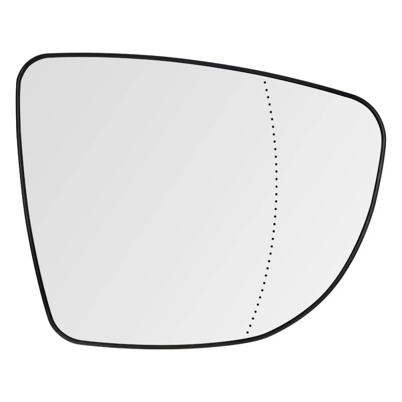 SENZEAL Spiegelglas Rechts Beifahrerseite Beheizbar mit Trägerplatte für Renault Clio 4 Captur Zoe 2013-2020 963654973R 60B1555E Außenspiegel Glas Ersatz (Rechts) von SENZEAL