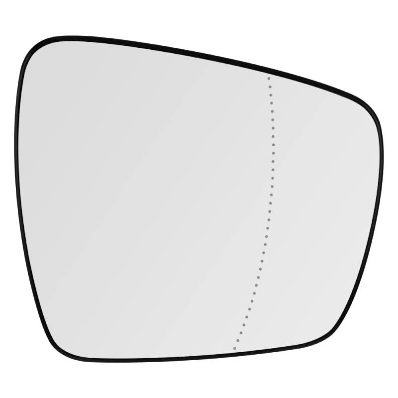 SENZEAL Spiegelglas Rechts Beifahrerseite Beheizbar mit Trägerplatte für Renault Kadjar 2015-2022 Espace V 2015-2023 Koleos MK2 2016-2023 963669514R 963665711R Außenspiegel Glas Ersatz (Rechts) von SENZEAL