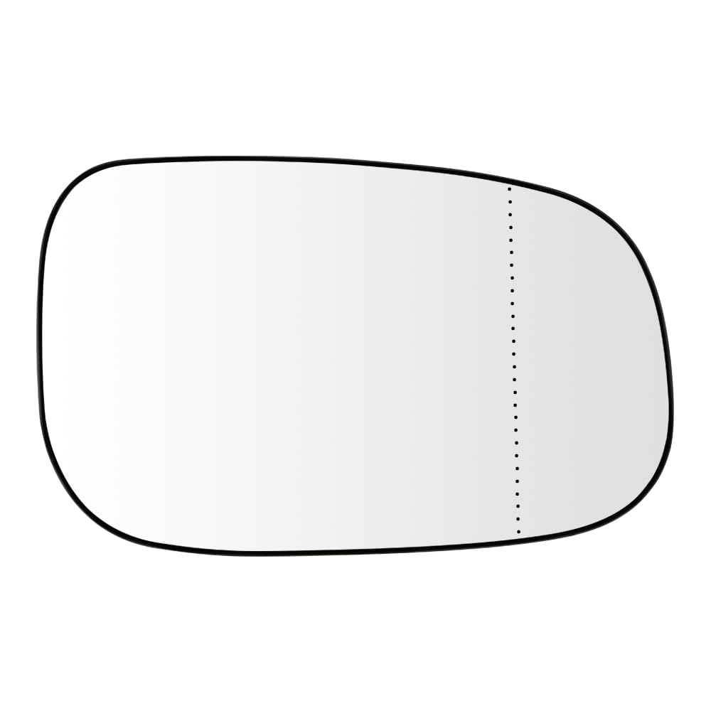 SENZEAL Spiegelglas Rechts Beifahrerseite Beheizbar mit Trägerplatte für Volvo C30 C70 2006-2009 S40 S60 S80 V50 2007-2009 30762572 Außenspiegel Glas Ersatz (Rechts) von SENZEAL