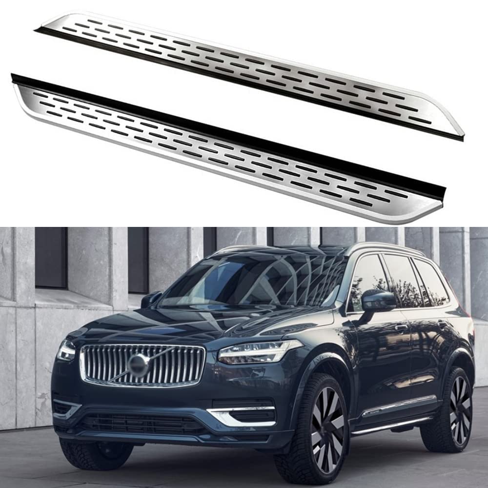 SEOOF 2 stück Auto Trittbretter Seitenschweller für Volvo XC90 2015–2023, Trittbretter Schweller Seitenstufen Trittbrett Seitentrittleistenpedale Schwellerrohre von SEOOF