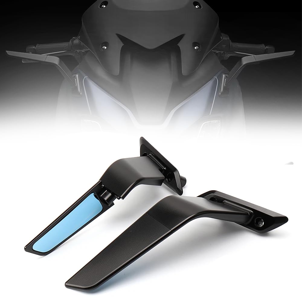 Motorrad-Rückspiegel für Yamaha T-MAX 560 2022 2023 2024 Neue Spiegel Stealth Winglets Verstellbare Spiegel aus Aluminium Motorradzubehör von SERALI