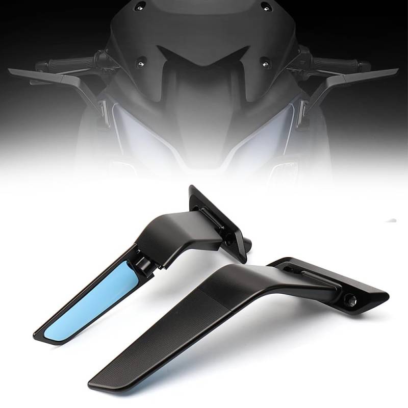 Motorrad-Rückspiegel für Yamaha T-MAX 560 2022 2023 2024 Neue Spiegel Stealth Winglets Verstellbare Spiegel aus Aluminium Motorradzubehör von SERALI